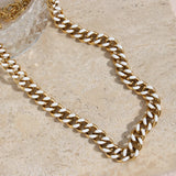 Colorful Cuban Chain Necklace Hiphop Jewelry Women