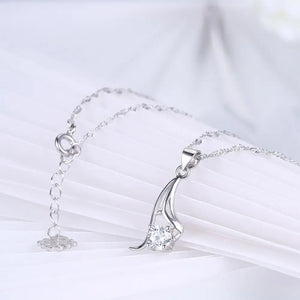 Stylish Clavicle Chain Collarbone Necklace Silver Plated