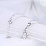 Stylish Clavicle Chain Collarbone Necklace Silver Plated