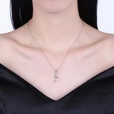 Stylish Clavicle Chain Collarbone Necklace Silver Plated