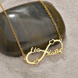 Infinity Name Necklace Stainless Steel Chain Necklaces for Women