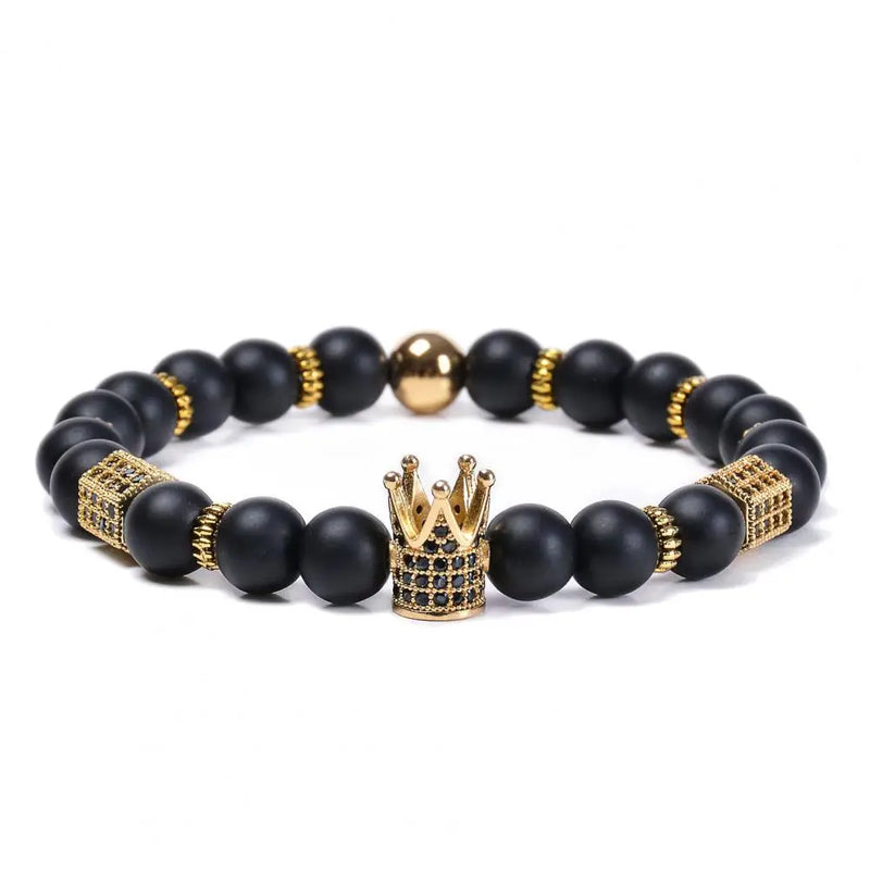 Men Rhinestone Beaded Bracelet Lightweight Women Bangles