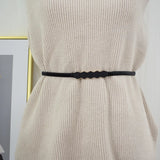 Metallic Multicolour Geometric Pattern Belt for Women