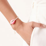 Stylish Shell Wax Rope Bracelet Weaved Bracelet Homme Classic Beach Jewelry
