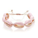 Stylish Shell Wax Rope Bracelet Weaved Bracelet Homme Classic Beach Jewelry