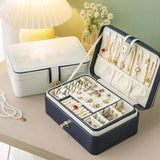 Stylish Earring Storage Box Necklace Display Organizer Case