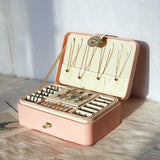 Stylish Earring Storage Box Necklace Display Organizer Case