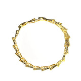 Stylish Square Cut Yellow CZ Women Tennis Bracelet