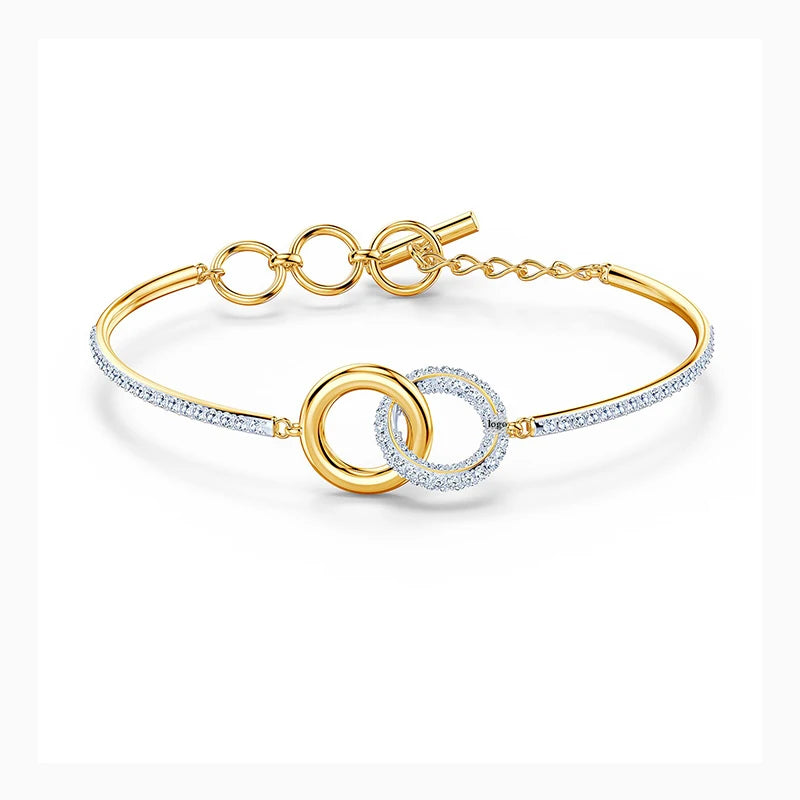 Crystal Charms Bracelet for Women Christmas Gift
