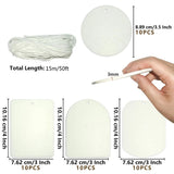 Sublimation Air Freshener Car Fragrance Sheet with Tassel