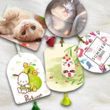 Sublimation Air Freshener Car Fragrance Sheet with Tassel
