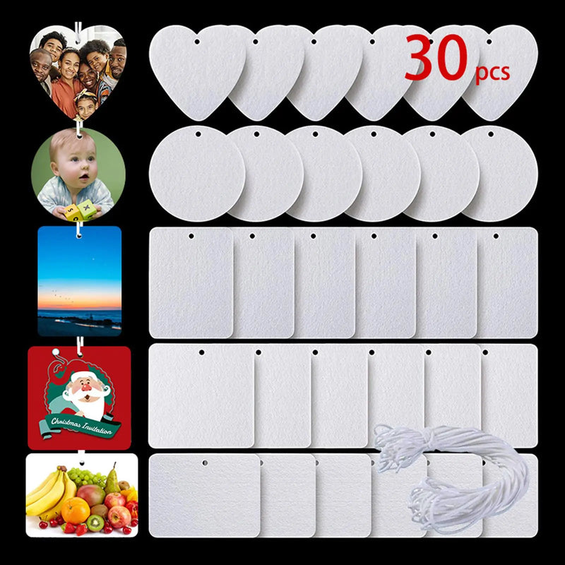 Sublimation Air Freshener Sheets for DIY HTV Ink