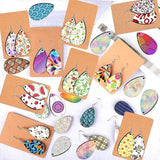 250 Sublimation Blank Teardrop Earrings with Hooks