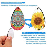 250 Sublimation Blank Teardrop Earrings with Hooks
