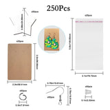 Sublimation Earrings Heat Transfer Pendant with Earhook