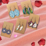 Sublimation Earrings Heat Transfer Pendant with Earhook