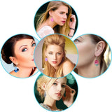 Sublimation Blank Earrings, Various Patterns Heat Transfer