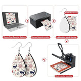 Sublimation Earrings Kit with Hooks and Supplies for DIY Jewelry Making