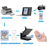 Sublimation Blank Keychains Double-Side Print Keyring