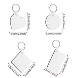 Sublimation Blank Keychains Double-Side Print Keyring