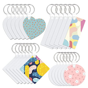 Sublimation Blank Keychains Double-Side Print Keyring