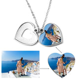 Sublimation Blank Necklace Heart-shaped/Round Hollow Flat Chain Pendant Jewelry