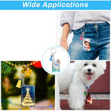 Sublimation Blanks Bulk 120Pcs DIY Crafting Set Rectangle Blanks