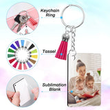 Sublimation Blanks Bulk 120Pcs DIY Crafting Set Rectangle Blanks
