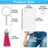 Sublimation Blanks Bulk 120Pcs DIY Crafting Set Rectangle Blanks