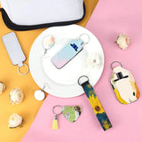 Sublimation Blanks: Earring, Keychain, Makeup Bag, Heat Transfer DIY Craft