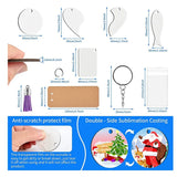 Sublimation Keychain Blanks DIY Key Chains For Crafts