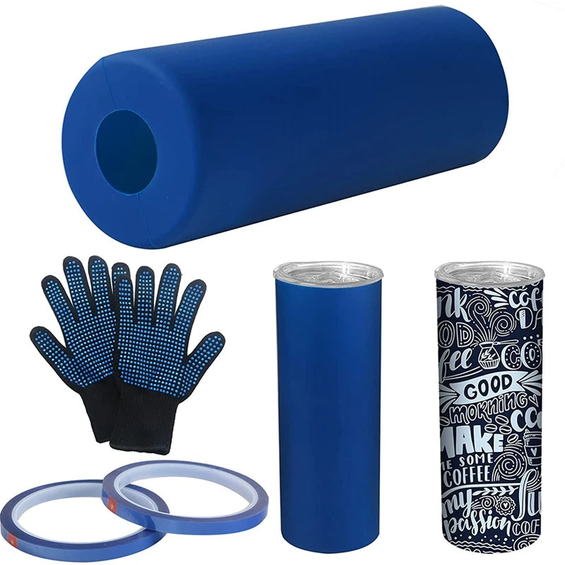 Sublimation Bands Sleeve Kit 20 oz Skinny Tumblers Wraps Instead Shrink Paper