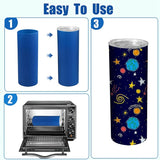 Sublimation Bands Sleeve Kit 20 oz Skinny Tumblers Wraps Instead Shrink Paper