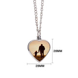 Sublimation Cremation Necklace Memorial Ashes Keepsake/Urn Necklace