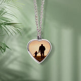 Sublimation Cremation Necklace Memorial Ashes Keepsake/Urn Necklace