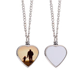 Sublimation Cremation Necklace Memorial Ashes Keepsake/Urn Necklace