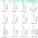 Sublimation Earring Blank Teardrop Earring Pendants