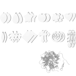 Sublimation Earring Heat Transfer Wire Hooks Earrings Unfinished Teardrop