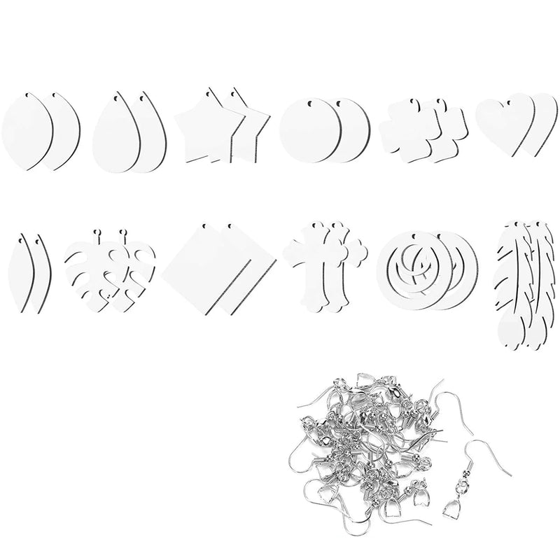 Sublimation Earring Heat Transfer Wire Hooks Earrings Unfinished Teardrop