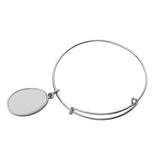 Sublimation Double-Sided Oval Bracelets 10pcs/lot A0044