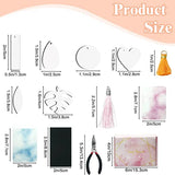 DIY Sublimation Earring Blanks with Hooks & Tassels