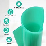 Green Silicone Mug Wrap for Heat Press Sublimation Machine, 3 Thicknesses