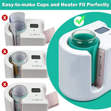 Green Silicone Mug Wrap for Heat Press Sublimation Machine, 3 Thicknesses