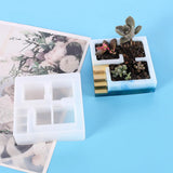 Silicone Succulent Flower Potted Mold for Epoxy Resin Jewelry