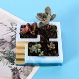 Silicone Succulent Flower Potted Mold for Epoxy Resin Jewelry