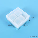Silicone Succulent Flower Potted Mold for Epoxy Resin Jewelry