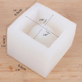 Succulent Plant Flower Pot Silicone Mold Soap Bottle Ashtray Candle Holder