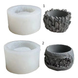 Succulent Plant Pot Silicone Mold - Pen Holder Storage Cup