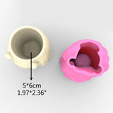 Cat-Ear Girl Flower Pot Silicone Mold