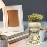 Succulents Flower Pot Resin Mold for DIY Garden Decor